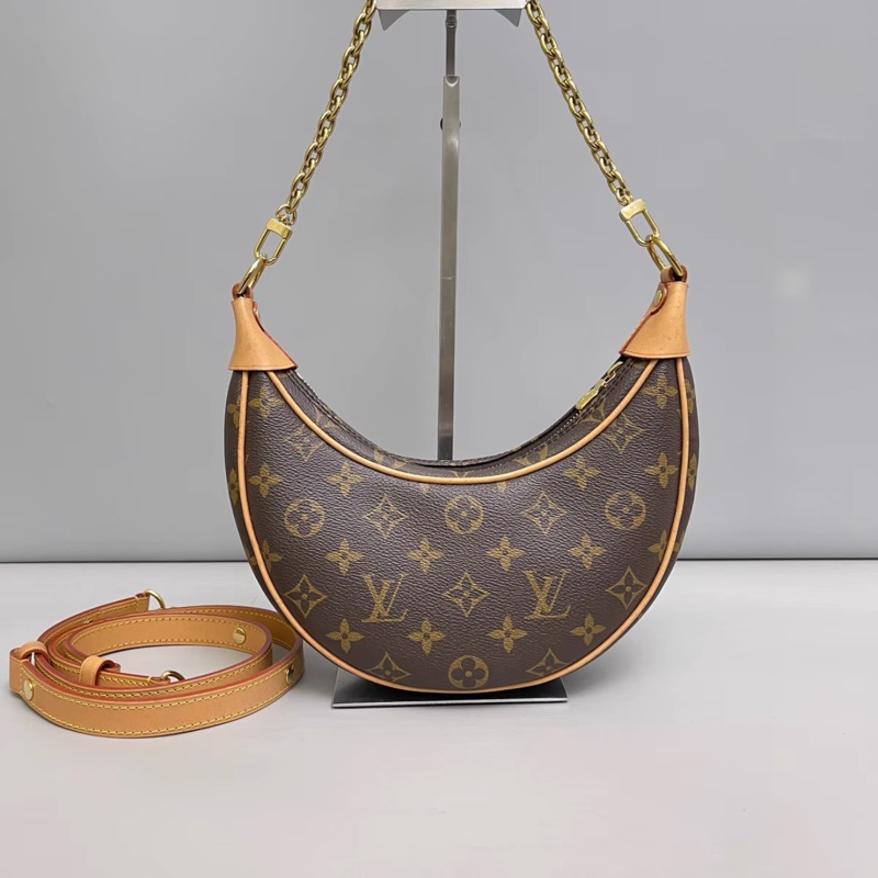 🈶購證 #全配 #芯片款 #櫃上在售🔥 Lv loop月亮腋下包-9