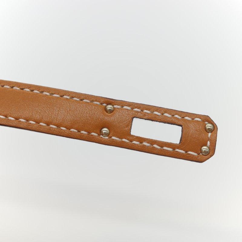 （稀有銀扣🌟）Hermès 愛馬仕 Kelly 二代 19cm 37金棕色 Box 牛皮 銀扣 手提包 斜挎包 U 刻-13