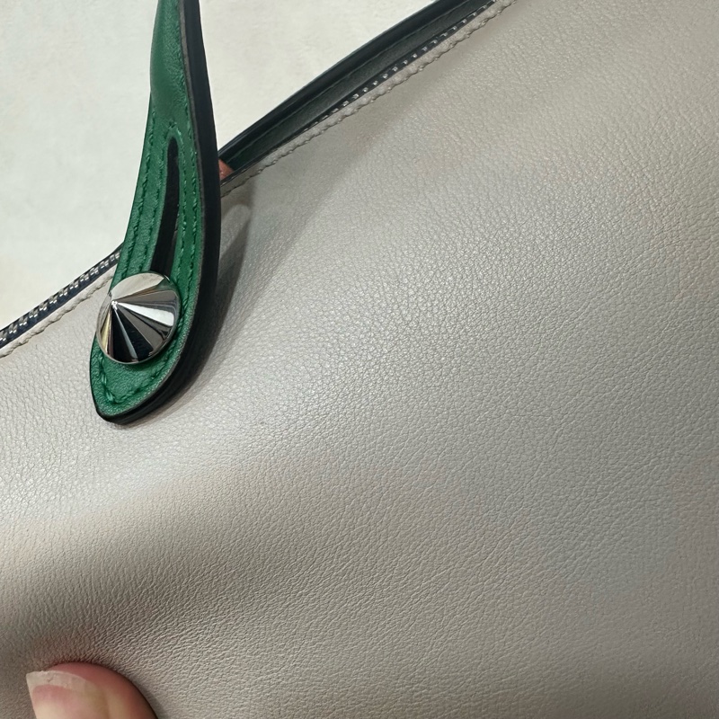fendi 8BL124 灰綠粉銀釦by the way-13