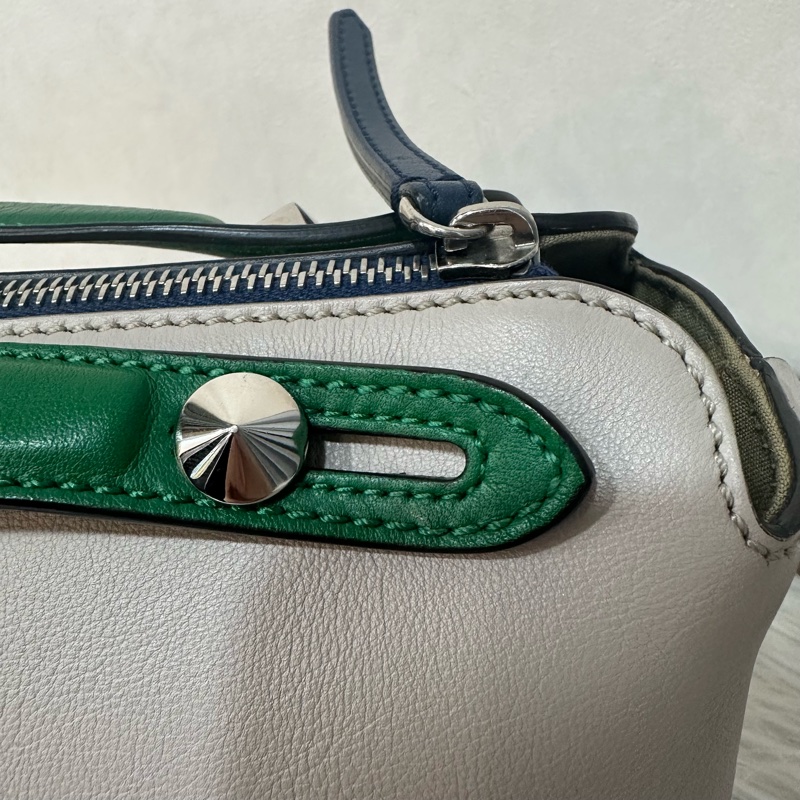 fendi 8BL124 灰綠粉銀釦by the way-17