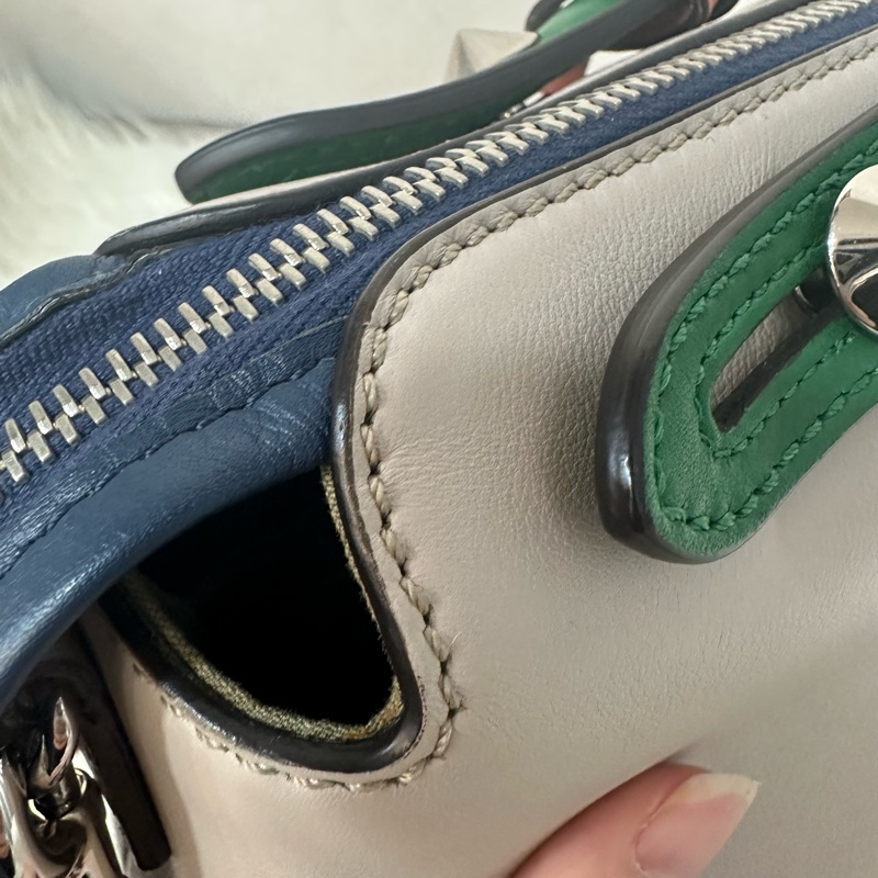fendi 8BL124 灰綠粉銀釦by the way-25