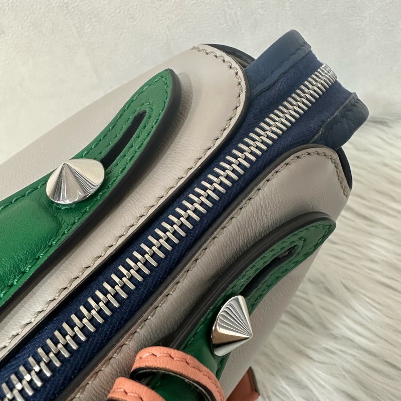 fendi 8BL124 灰綠粉銀釦by the way-35