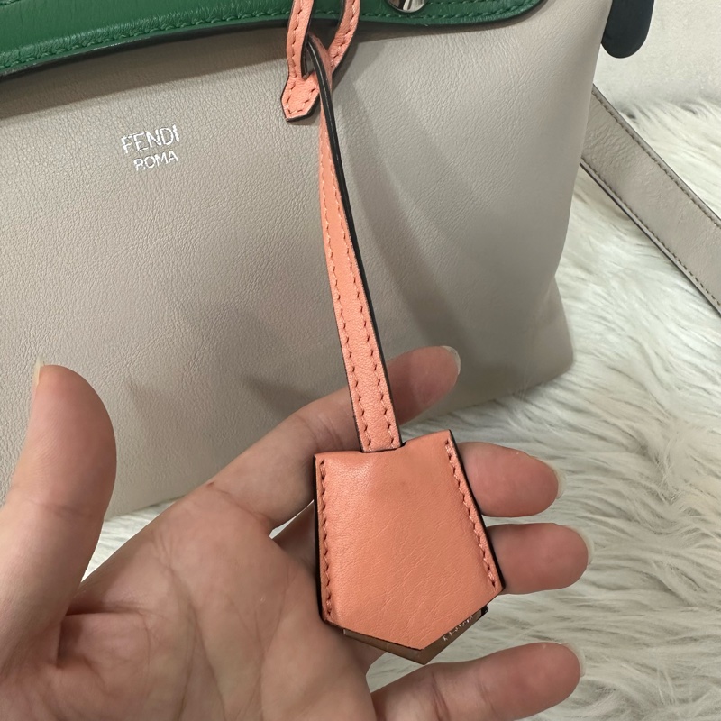 fendi 8BL124 灰綠粉銀釦by the way-38