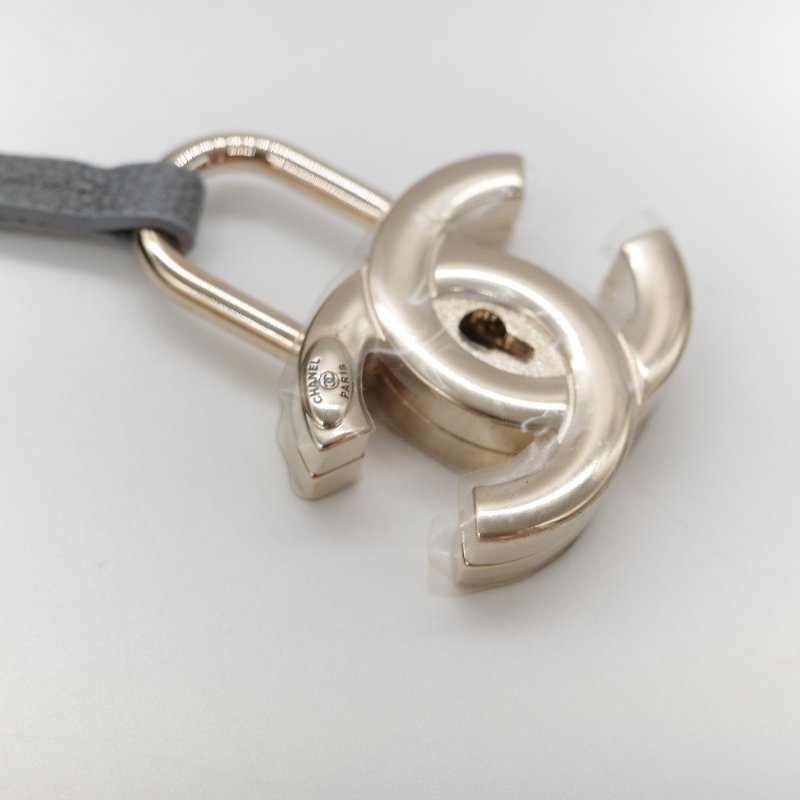 Chanel 香奈兒 Vanity Case 荔枝牛皮 霧霾灰 淺灰色 手提包 相機包 鏈條包 斜挎包-18