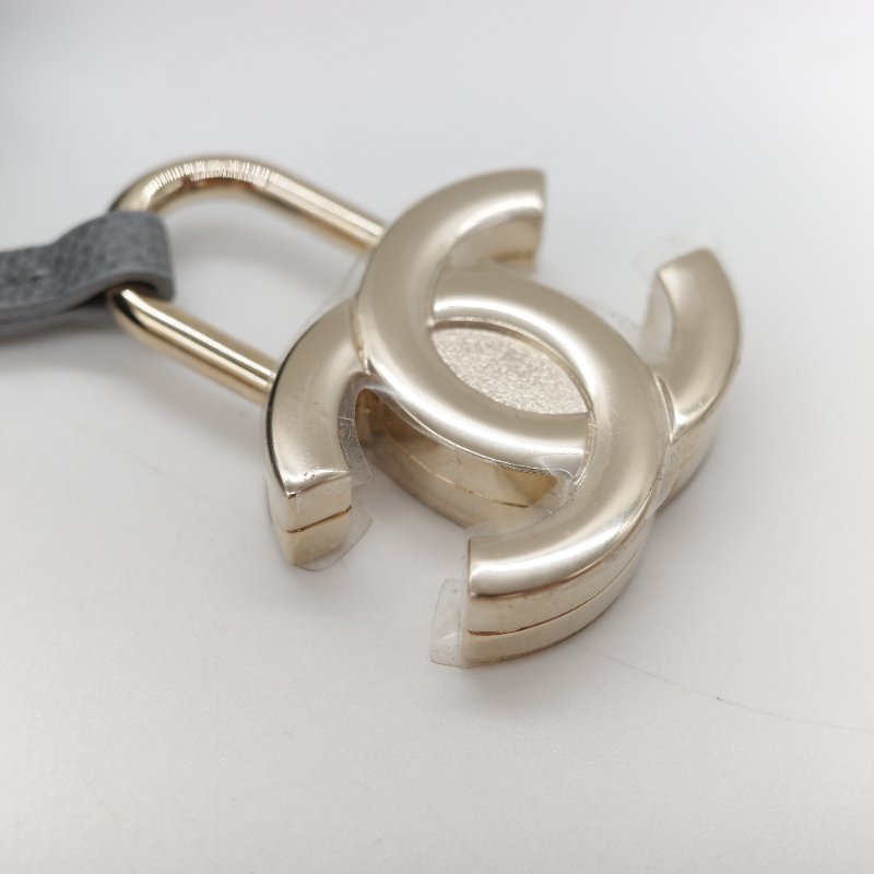 Chanel 香奈兒 Vanity Case 荔枝牛皮 霧霾灰 淺灰色 手提包 相機包 鏈條包 斜挎包-19