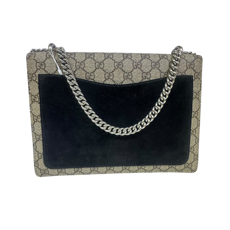 【美收精品】GUCCI茶色酒神大肩背包 4-572-1