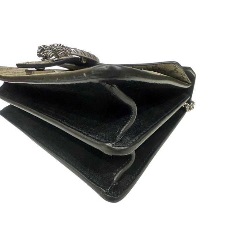 【美收精品】GUCCI茶色酒神大肩背包 4-572-6