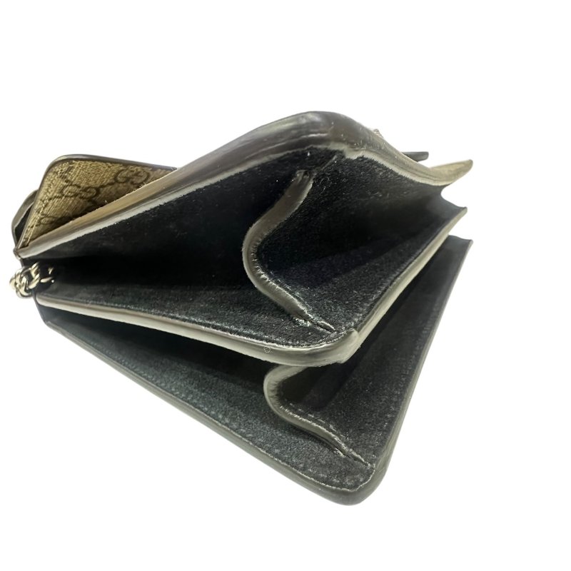 【美收精品】GUCCI茶色酒神大肩背包 4-572-7