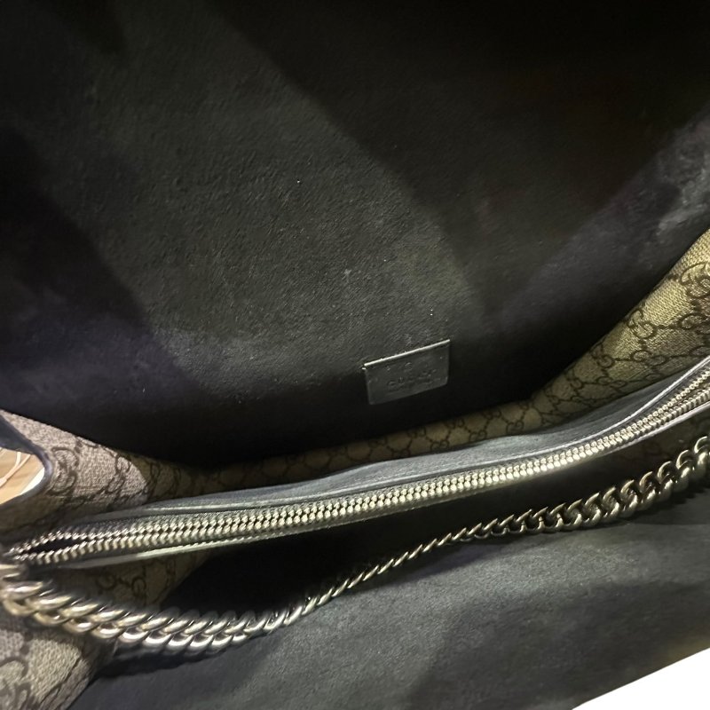 【美收精品】GUCCI茶色酒神大肩背包 4-572-18