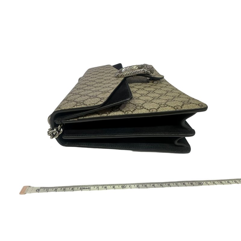 【美收精品】GUCCI茶色酒神大肩背包 4-572-23