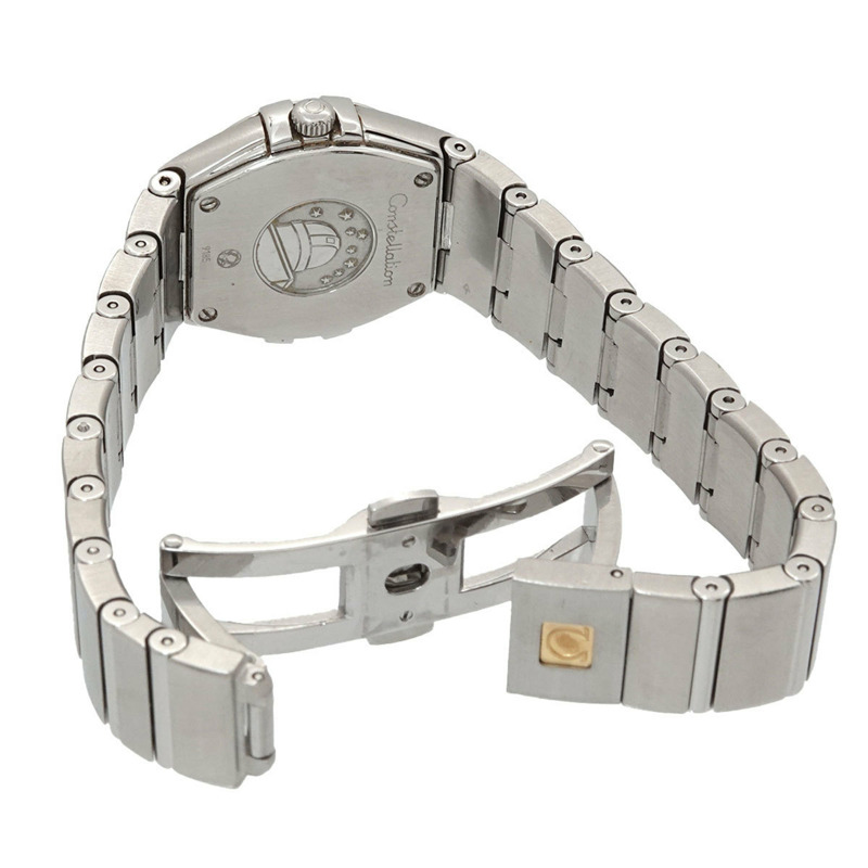 歐米茄星座系列 123 10 24 60 05 001 女士腕錶 白色錶殼 石英錶-4