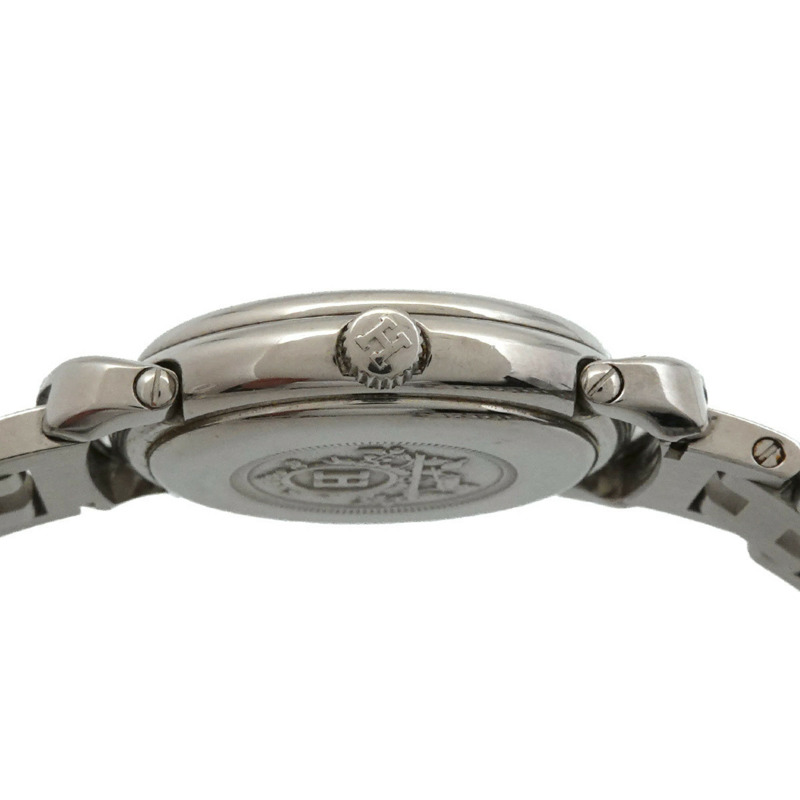 愛馬仕 Pullman PU2 210 女士腕錶，日期顯示，白色石英錶-4