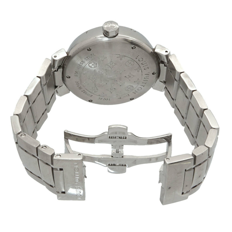 路易威登 Tambour GMT Q1131 男士腕錶，日期顯示，棕色錶盤，自動機械機芯-3