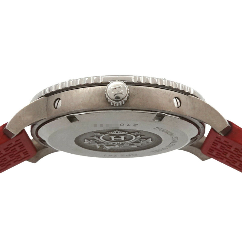 愛馬仕 Clipper Sport Auto TGM CP2 741 男士腕錶，日期顯示，灰色，自動機械機芯-5