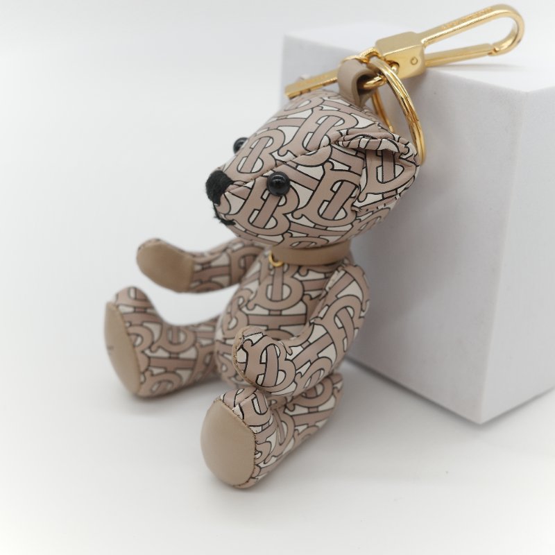 Burberry 巴寶莉 Thomas Bear 經典格紋喀什米爾 小熊包包掛飾-3