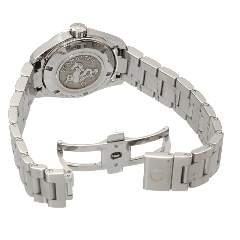 歐米茄海馬系列Aqua Terra 231 10 30 61 02 001 女士腕錶，日期顯示，銀色，石英錶-4