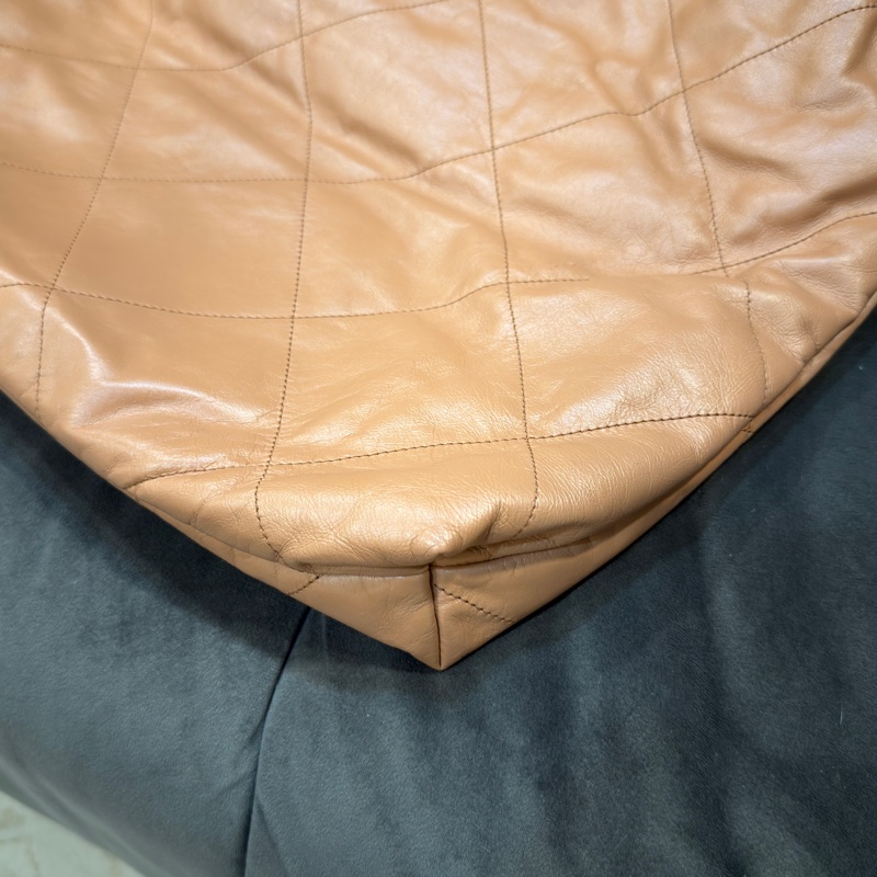 #櫃上在售23萬 #全網最低💰 #99新閒置 香奈兒焦糖棕22bag 芯片款-9