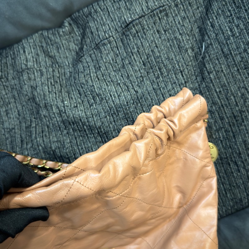 #櫃上在售23萬 #全網最低💰 #99新閒置 香奈兒焦糖棕22bag 芯片款-12