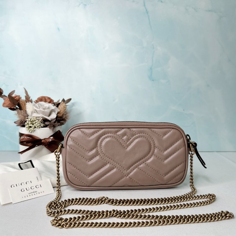 GUCCI Marmont Mini手機鏈包-1