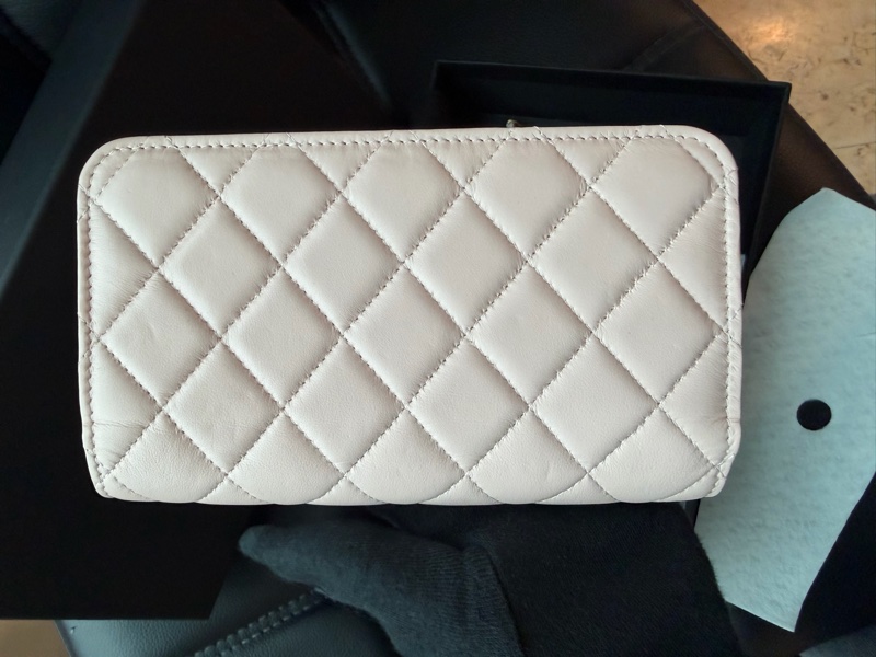 CHANEL 櫻花粉［超低價］金球手機包🫰🏻有購證 卡片零錢手機妥當當-13