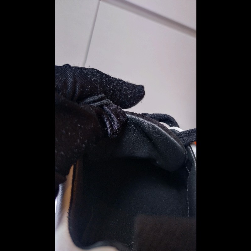 Hermes 白色皮革黑H休閒鞋 happy 熊貓配色-14