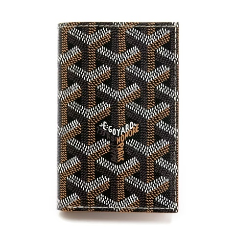 高雅德GOYARD 老花直式對折卡夾  可當短夾 信用卡夾 六卡夾