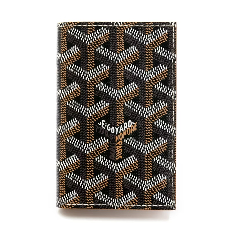 高雅德GOYARD 老花直式對折卡夾  可當短夾 信用卡夾 六卡夾-0