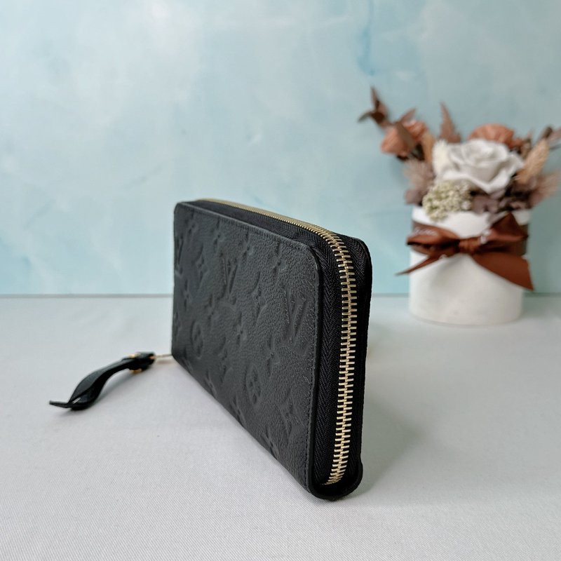 LV 全新Monogram皮革拉鍊長夾-2