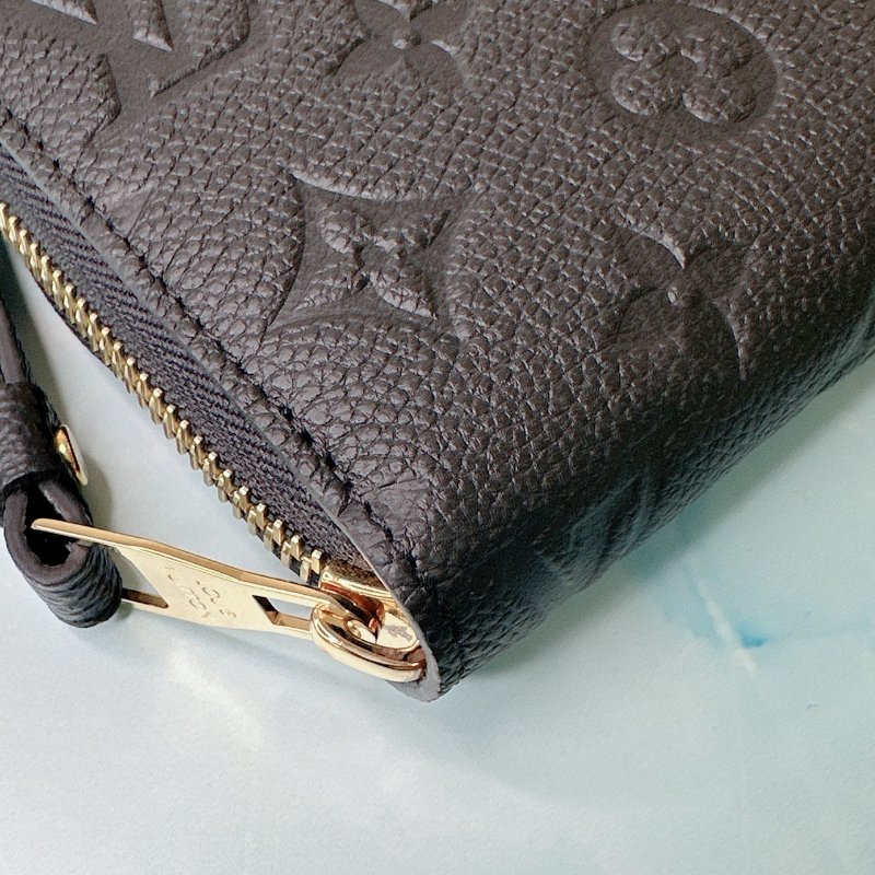 LV 全新Monogram皮革拉鍊長夾-8