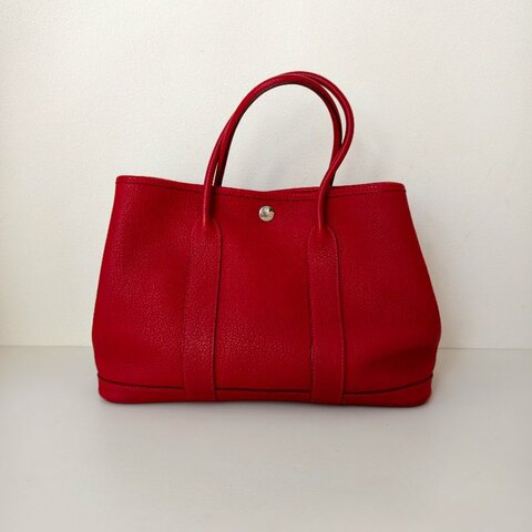 愛馬仕Hermes 花園30 garden party 紅色