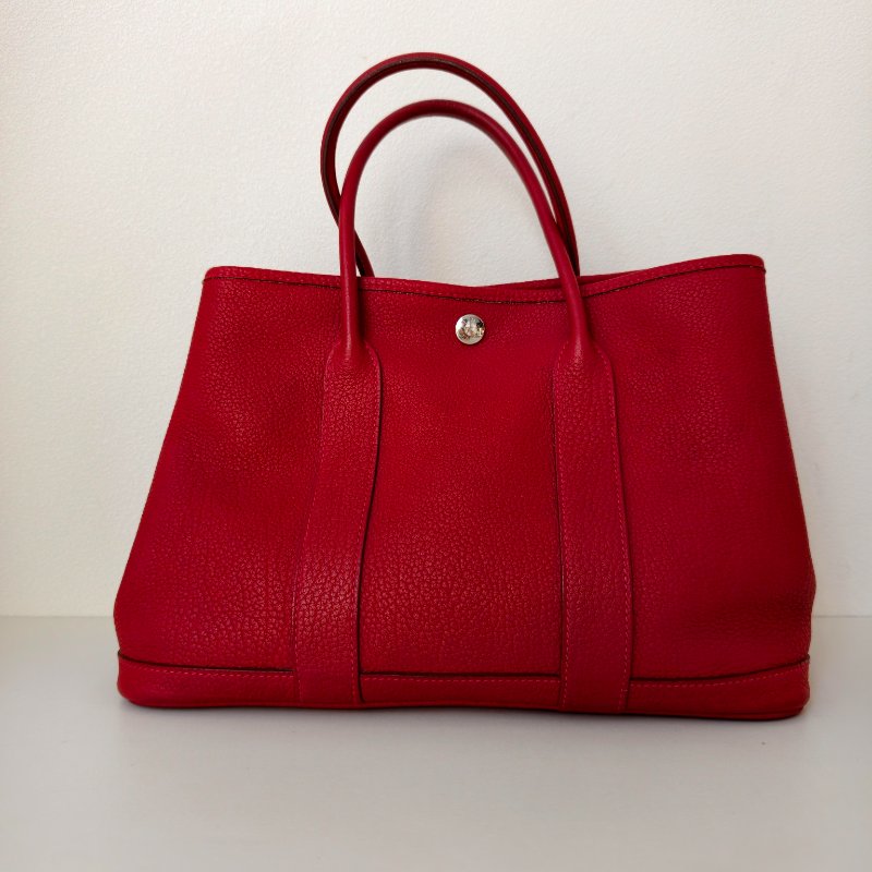 愛馬仕Hermes 花園30 garden party 紅色-2