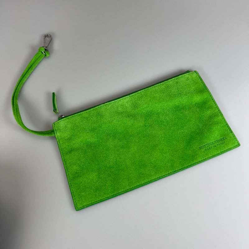 BV Arco白拼綠寬編織2*3子母手提托特包-8