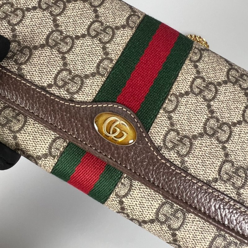 GUCCI 546592  老花金鍊包-9