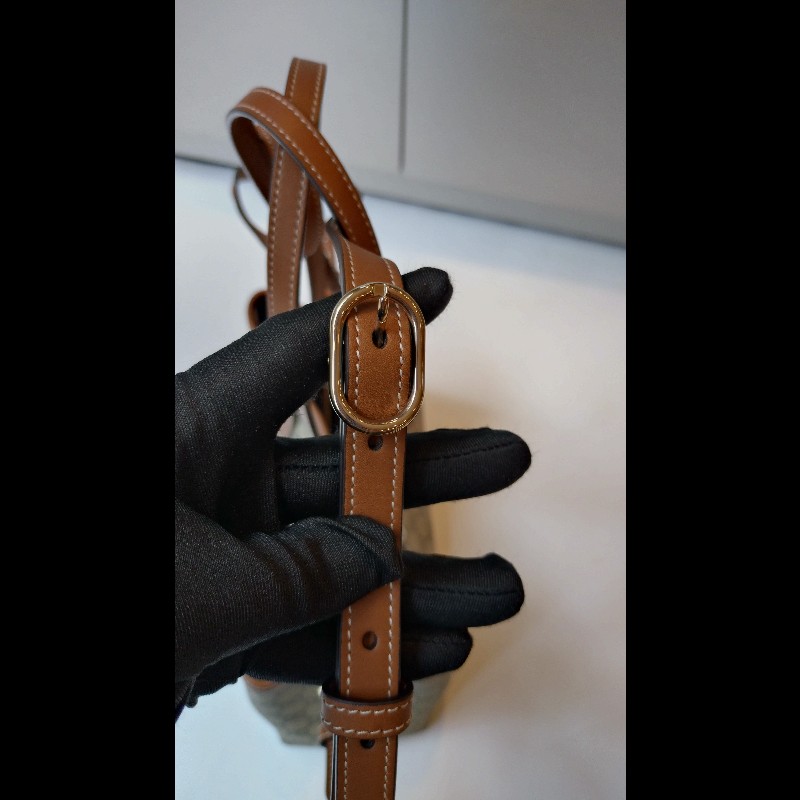 Gucci 咖皮邊GG pvc帆布兩用托特包-29