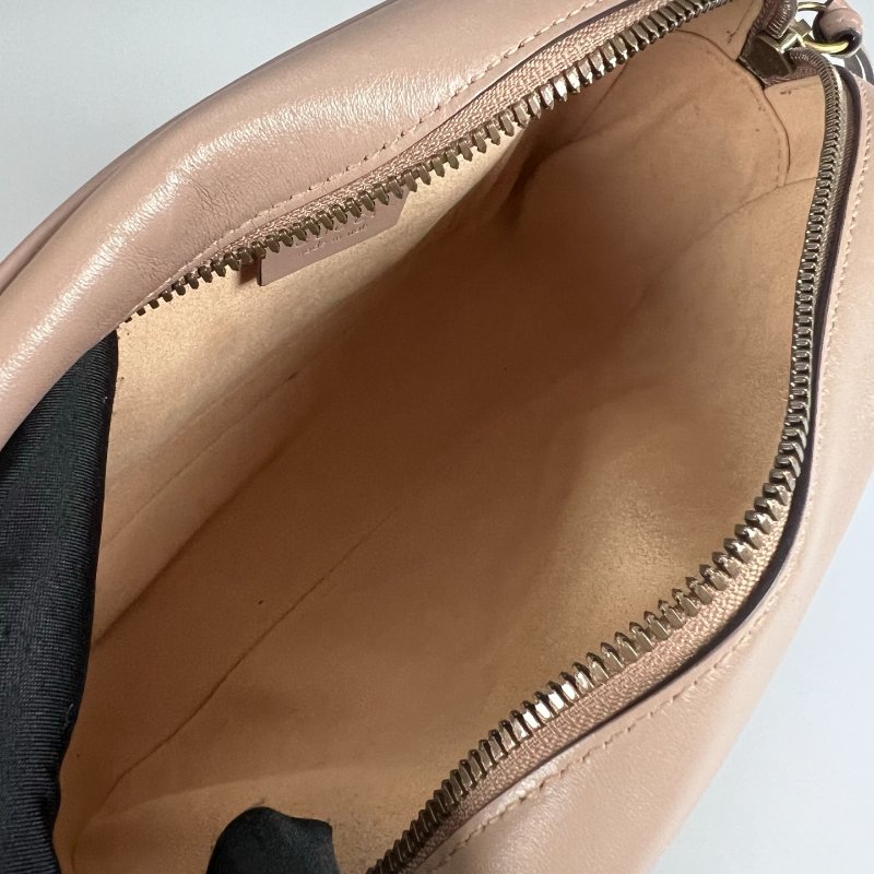 GUCCI 447632 藕色Marmont相機包 24CM-5