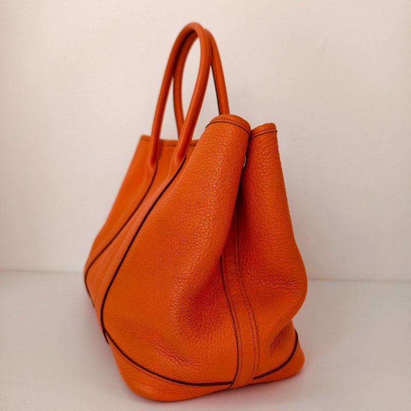 Hermes 愛馬仕 Garden party花園30 黃色 火焰橙-2