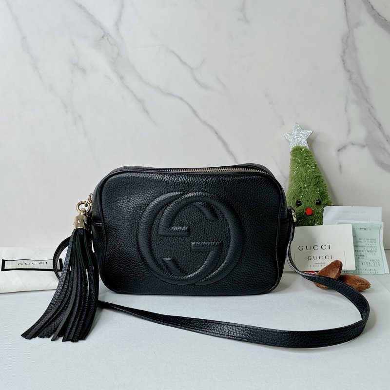 GUCCI SOHO牛皮相機包-0