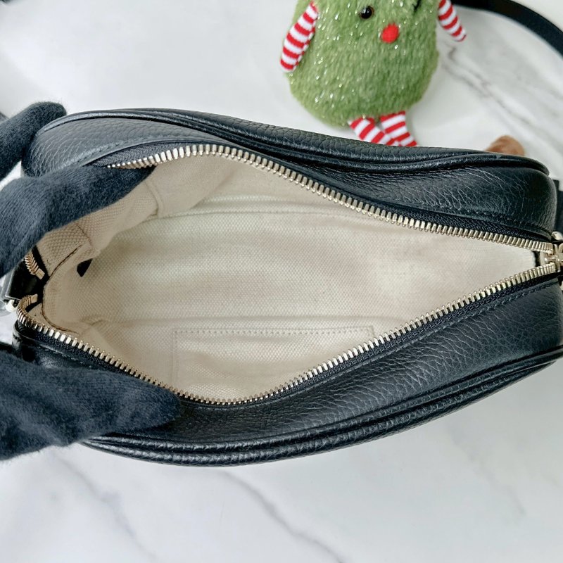 GUCCI SOHO牛皮相機包-4
