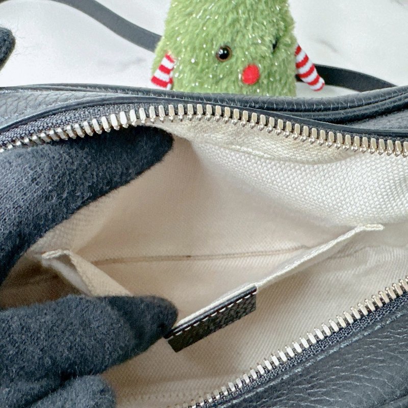 GUCCI SOHO牛皮相機包-5