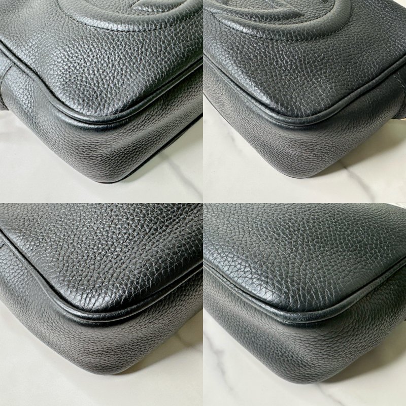 GUCCI SOHO牛皮相機包-6