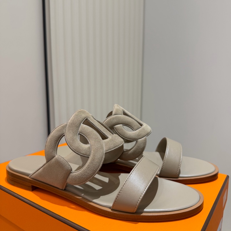 愛馬仕 涼鞋可當拖鞋 -38號-0