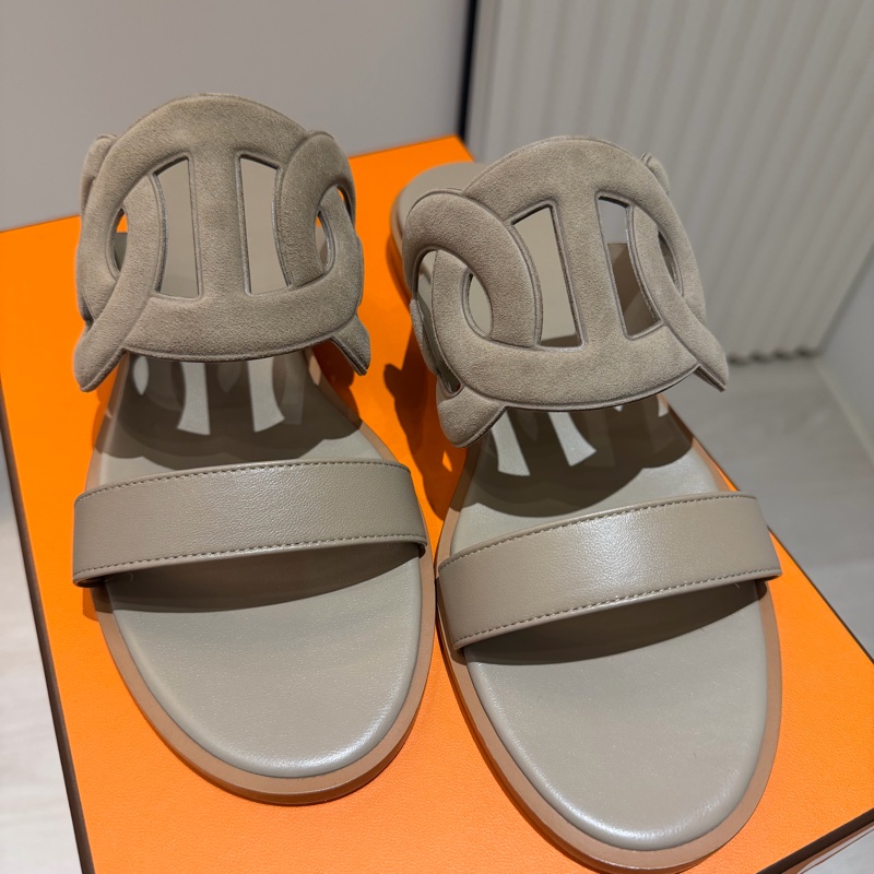 愛馬仕 涼鞋可當拖鞋 -38號-7