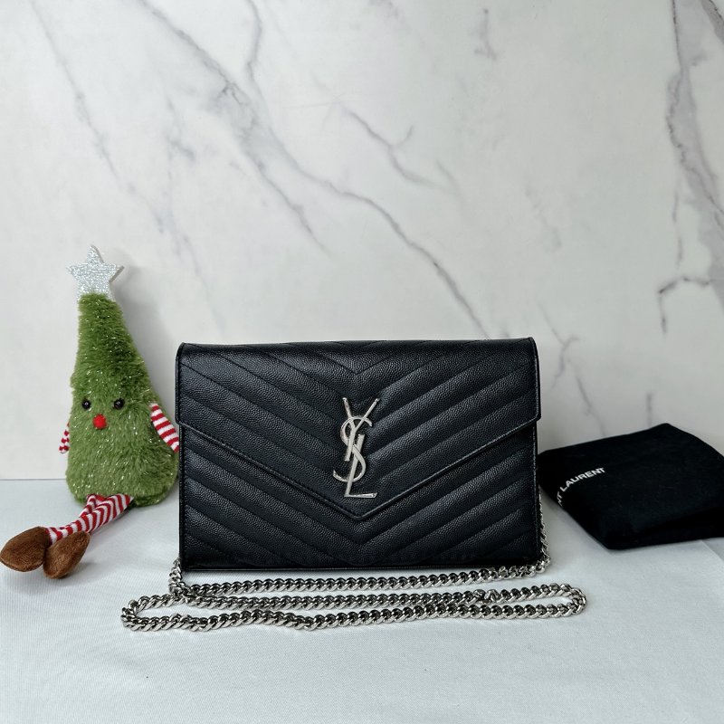 YSL 經典信封woc鏈帶包-0