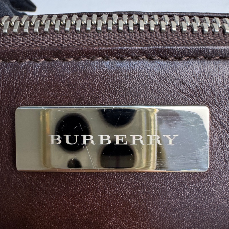 Burberry 經典格紋圓筒包-8