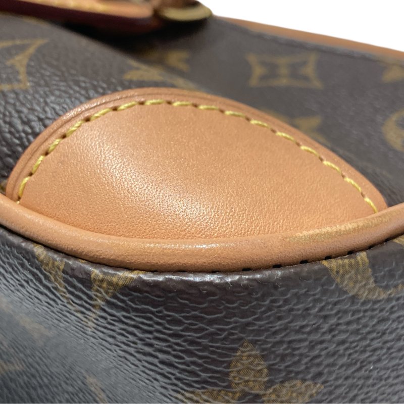 LOUIS VUITTON 路易威登 M45528 MONOGRAM DEAUVILLE MINI側背包 帆布老花 棕色 金釦-8