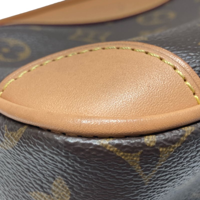 LOUIS VUITTON 路易威登 M45528 MONOGRAM DEAUVILLE MINI側背包 帆布老花 棕色 金釦-9