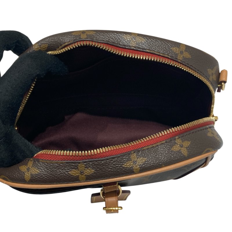 LOUIS VUITTON 路易威登 M45528 MONOGRAM DEAUVILLE MINI側背包 帆布老花 棕色 金釦-11