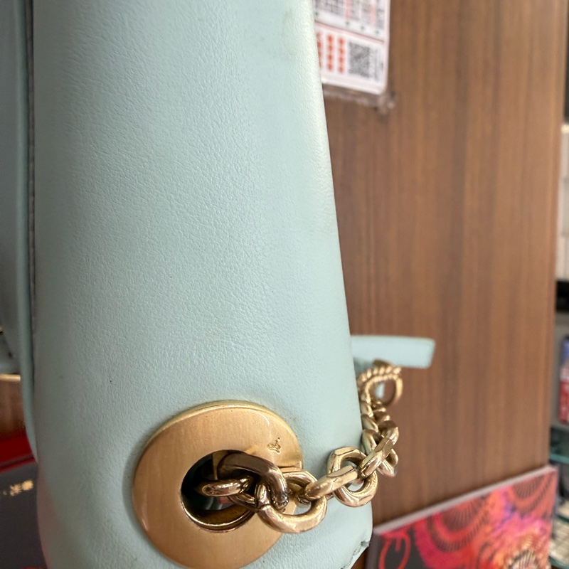 agnes b. Voyage 皮革 鏈條肩背包 大款-13