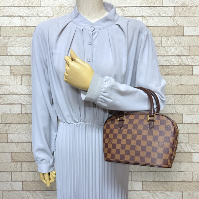 路易威登 Salia Mini Damier 帆布手提包，貨號 N51286，棕色，女士款，LOUIS VUITTON，二手-1