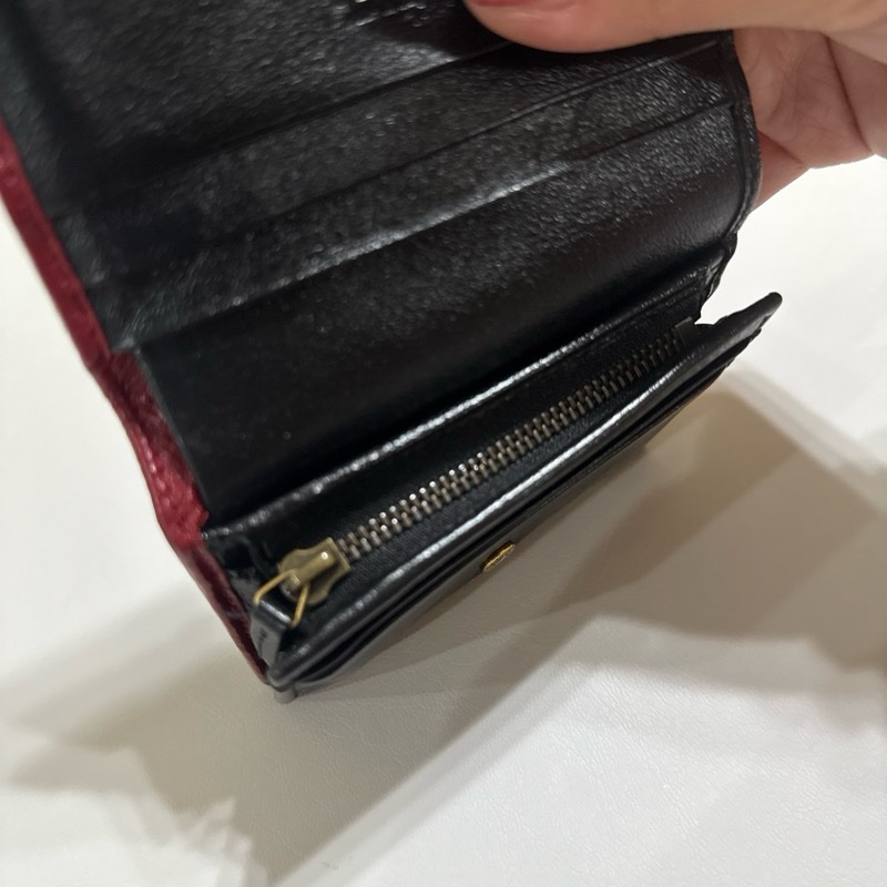 Gucci 撞色短夾-12